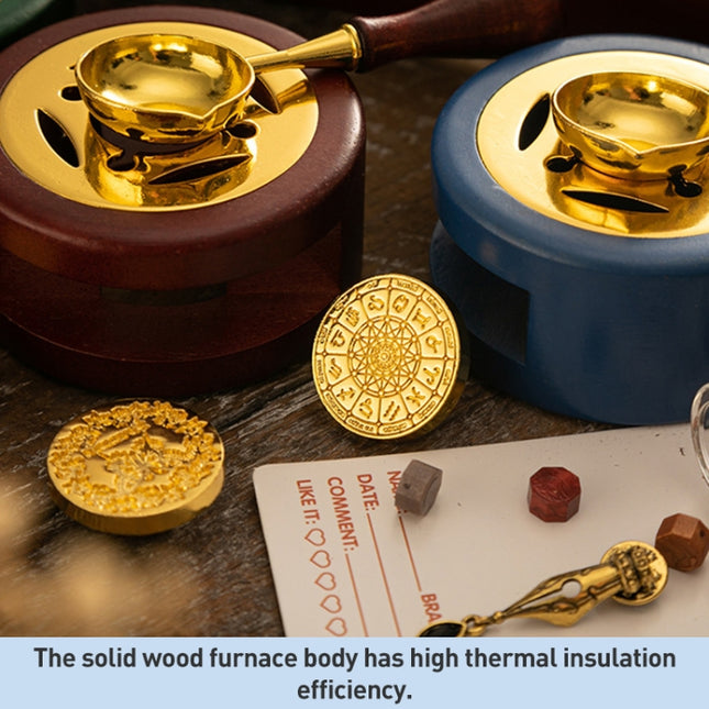 AS303 European Style Fire Paint Seal Stamp Furnace DIY Handbook Sealing Tool