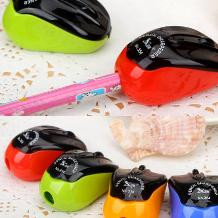 10 PCS Creative Mouse Style Pencil Sharpeners Mechanical Machine School Stationery Office Supplies, Random Color Delivery