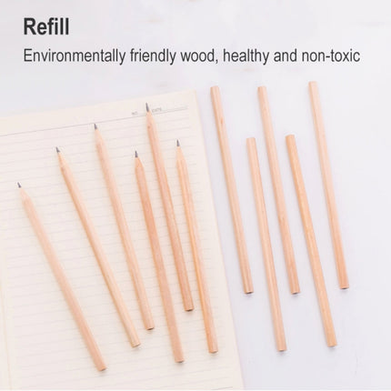 50 PCS Crude Wood Environmental Protection HB Pencils Painting Pencils for Kids School Office Supplies