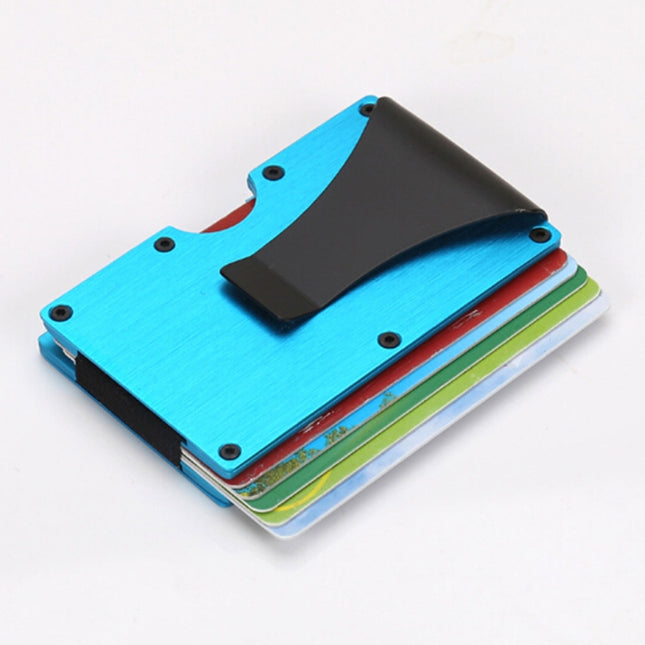 Slim Wallet Money Clip Credit Card Holder, Random Color