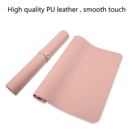 Multifunction Business PU Leather Mouse Pad Keyboard Pad Table Mat Computer Desk Mat, Size: 80 x 40cm