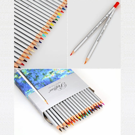 Professional Art Sketch Coloring Books Drawing Vibrant Colors 36-color Wooden Colored Pencils Set, 36-color