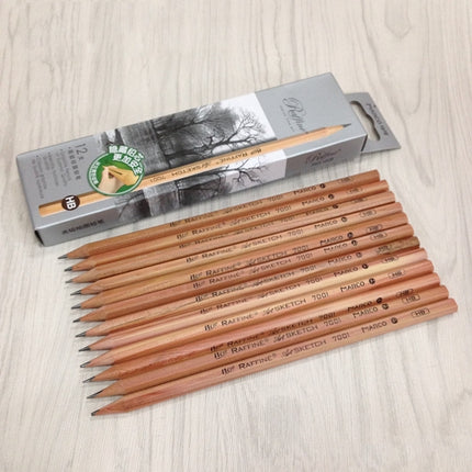 12pcs Drawing Writing Sketch Wooden Pencil Pre-sharpened HB Art Graphite Pencils