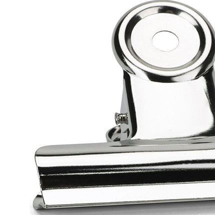 10pcs 50mm Silver Metal Stainless Steel Round Clip Notes Letter Paper Clip Office Bind Clip