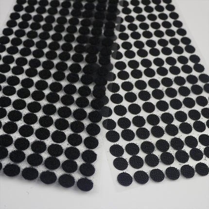 1000 PCS 10mm Round Nylon Adhesive Hook and Loop Fastener