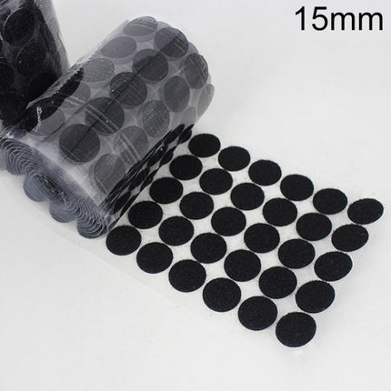 1000 PCS 16mm Round Nylon Adhesive Hook and Loop Fastener