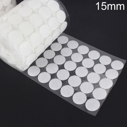1000 PCS 16mm Round Nylon Adhesive Hook and Loop Fastener