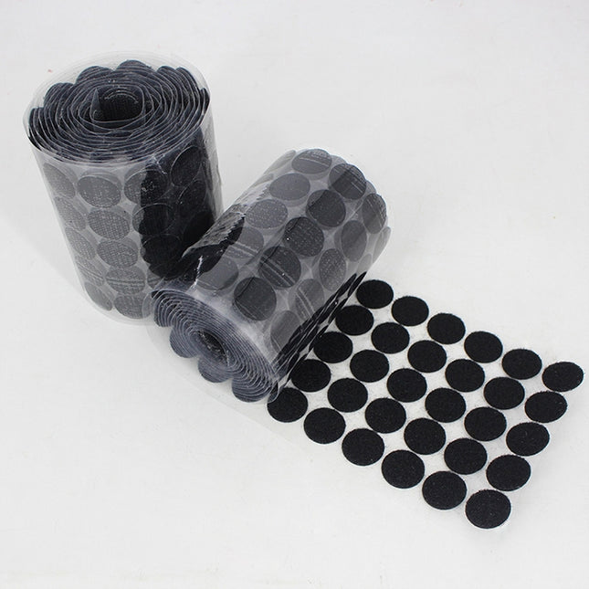 1000 PCS 20mm Round Nylon Adhesive Hook and Loop Fastener