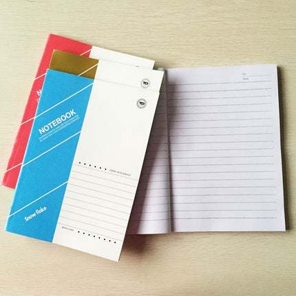 10 PCS 20 Pages A5 Soft Cover Diary Notebook Office Supply, Random Color Delivery