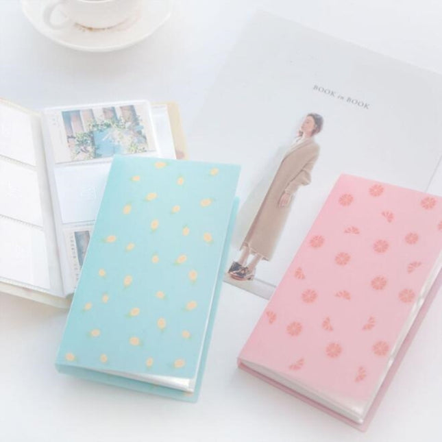 96 Slots ID Holders Cute cartoon card book star large capacity business card clip ticket collection book Card Stocks