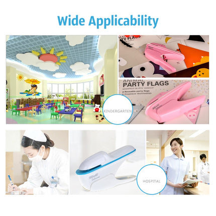 Hand-held Mini Safe Stapleless Staple Max 7 Sheets Paper Binding Machine