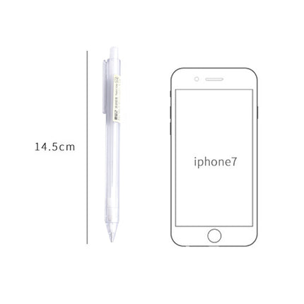 3 PCS Activity Pencil Frosted Transparent Hexagon Pen Student Pencil