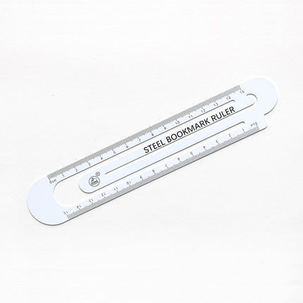 3 PCS Metal Steel Ruler Bookmark Drawing Supplies