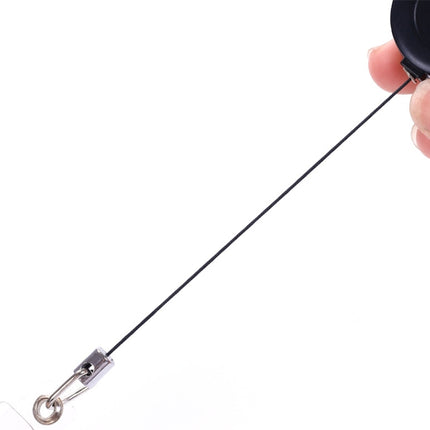 Zinc Alloy Easy to Pull Buckle Key Chain Back Clip Type Anti Theft Telescopic Buckle