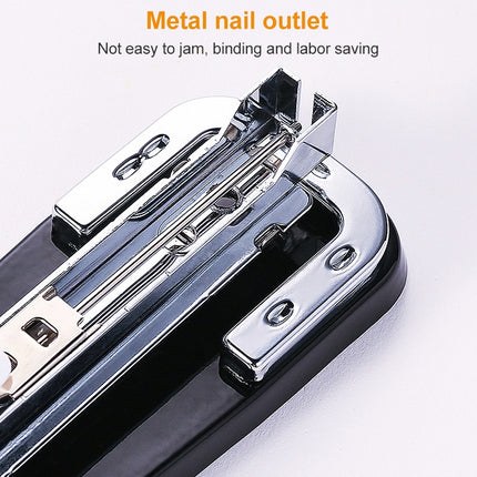 Deli 0414 Stapler Portable Rotatable Stapler 0012 Staple Nail
