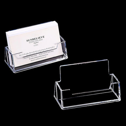 Acrylic Transparent Name Card Holder Desktop Showcase
