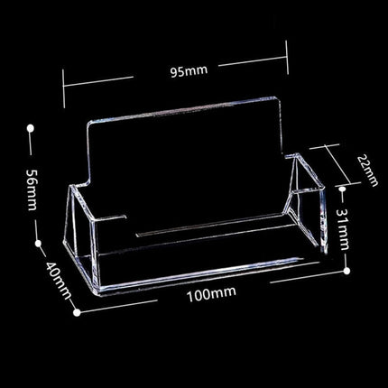 Acrylic Transparent Name Card Holder Desktop Showcase