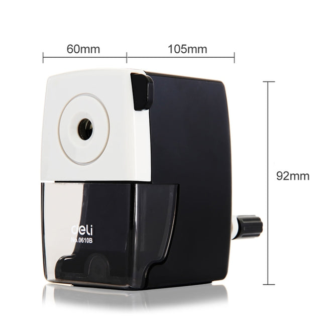 Deli Stationery Pencil Sharpeners Office School Supplies Mechanical Manual Pencil Sharpener