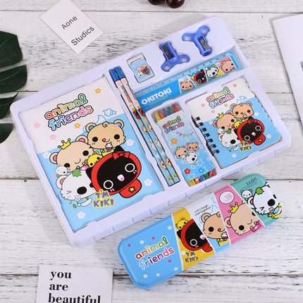 2 Sets 102 Primary School Student Activity Prize Cartoon Stationery Gift Children Stationery Set Random Pattern