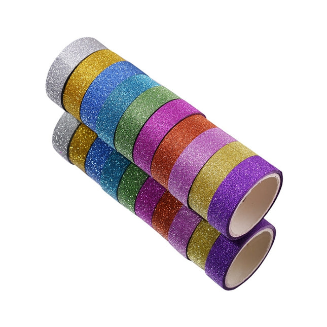 10 in 1 15mmx3m Gold Onion Tape Decorative Stickers Handmade Decorative Material Tape Color Random Delivery