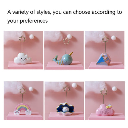 6650 Cute Cartoon Shape Photo Clipper Name Card Clip Desktop Decorative Small Ornaments