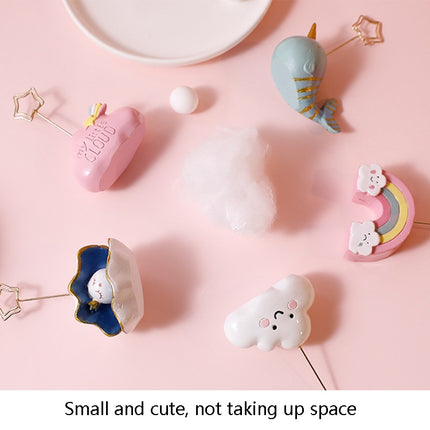 6650 Cute Cartoon Shape Photo Clipper Name Card Clip Desktop Decorative Small Ornaments