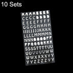 Hot Silver Cartoon Letter