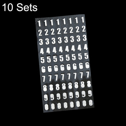 10 Sets Hand Account Alphanumeric Sticker Diary Plan DIY Sticker Set