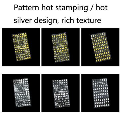 10 Sets Hand Account Alphanumeric Sticker Diary Plan DIY Sticker Set