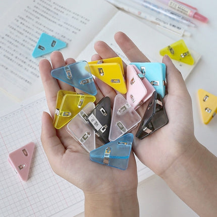 14 PCS Student Test Paper Storage Triangle Book Edge Clip