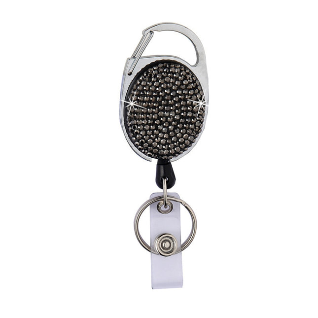 Ceramic Clay Pull Buckle Metal Retractable Keychain Document Buckle