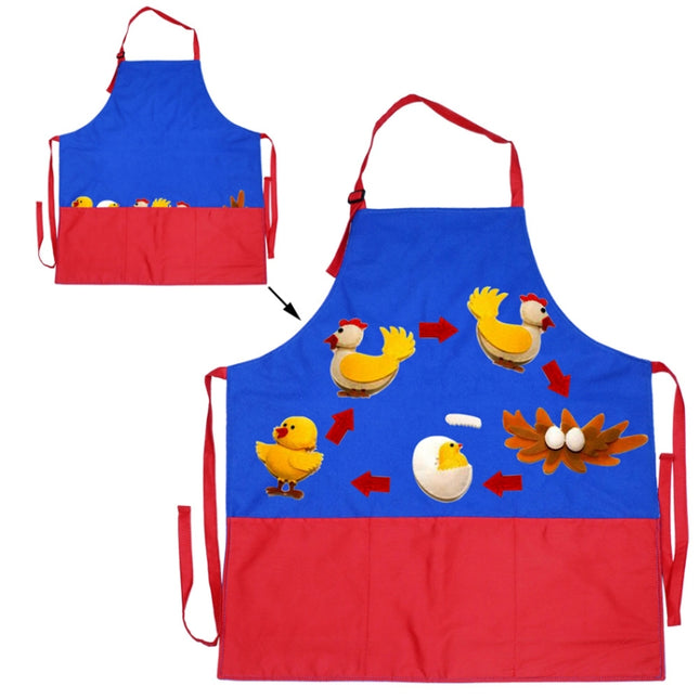 Felt Cloth Picture Book DIY Story Teaching Apron