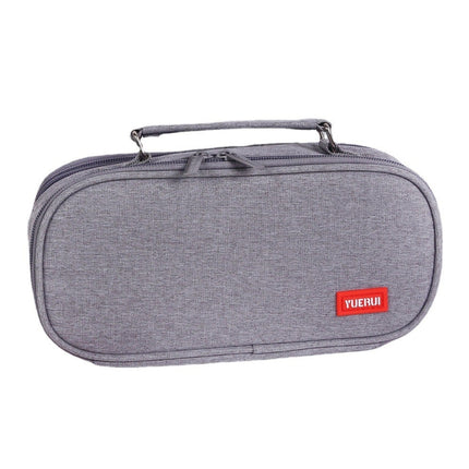 Large Capacity Multi-layer Portable Stationery Bag Canvas Pen Bag