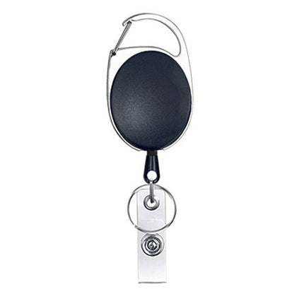 68cm Retractable Pull Badge Reel Zinc Alloy ID Lanyard Name Tag Card Badge Holder