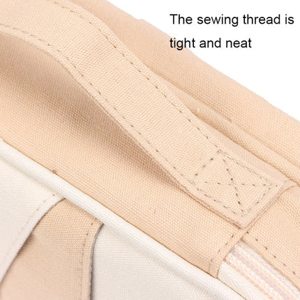 Deer Forest BL-A003 Macaron Large-capacity Double-layer Canvas Pencil Case Stationery Box