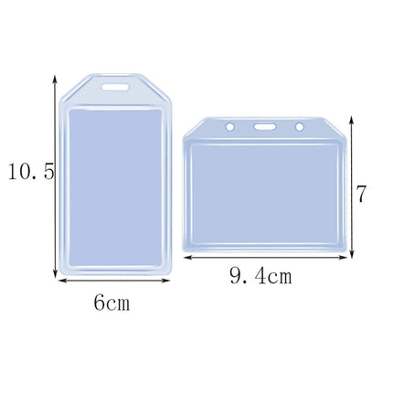 Multifunctional Retractable Waterproof Card Case Keychain Ring Card Sleeve