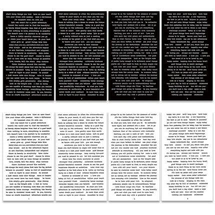 1 Sets Handbook DIY Vintage Text Sticker Material Pack