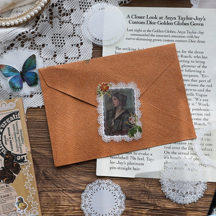 1 Sets Sun Moon Stars Vintage Lace Children Handbook Material