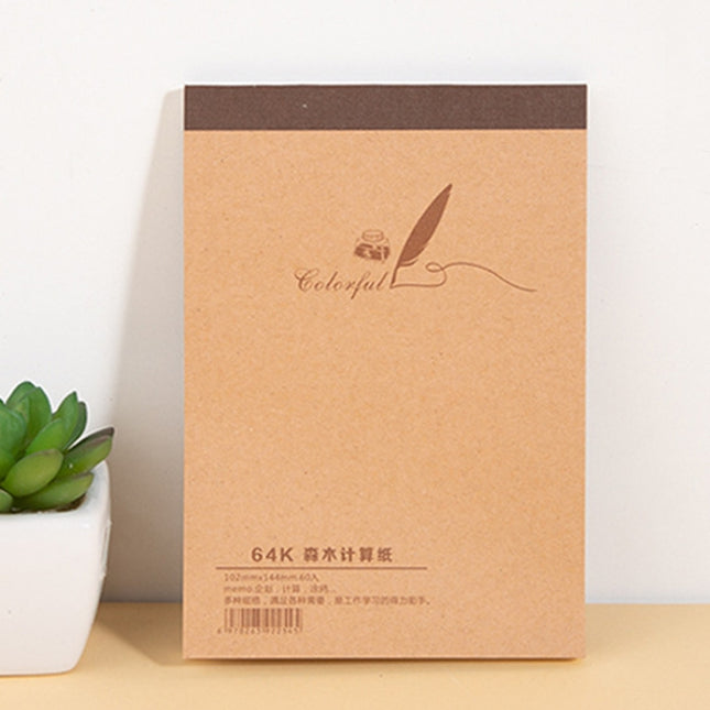 Blank Kraft Sketchbook Doodle Notebook