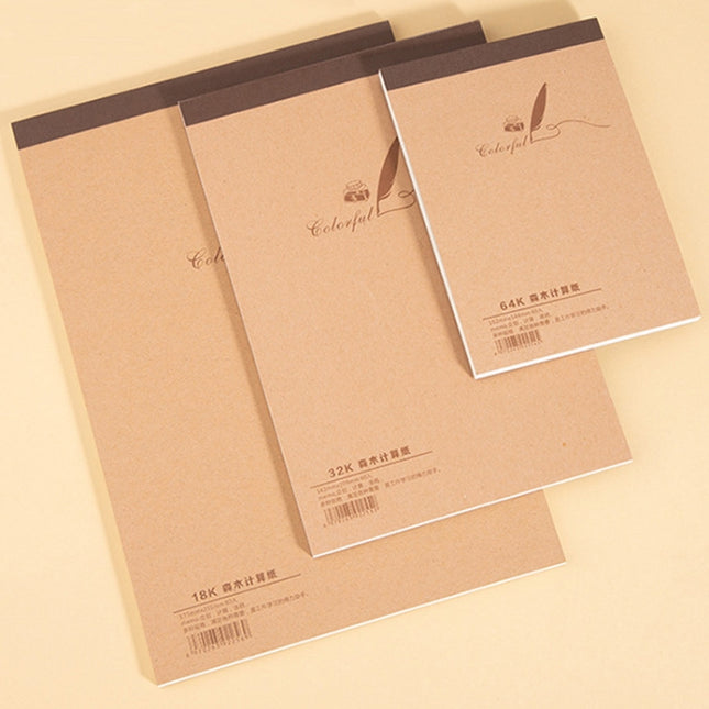 Blank Kraft Sketchbook Doodle Notebook