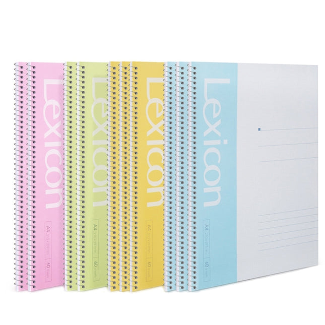 Deli 7688 A4 60-pages Spiral Bound Notebook Live Page Office Business Notepad