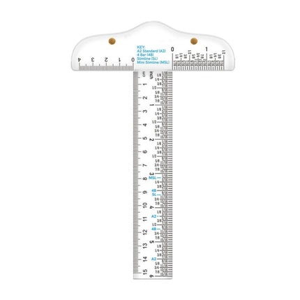 Plastic T-Square Ruler Learning Stationery Ruler