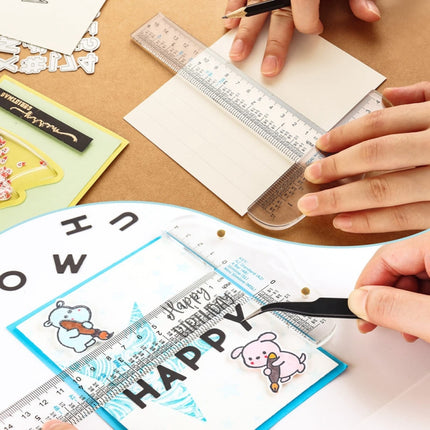 Plastic T-Square Ruler Learning Stationery Ruler