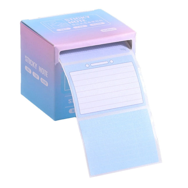 256pcs /Box Pull Out Sticky Notes Office Memo Ticket Paper