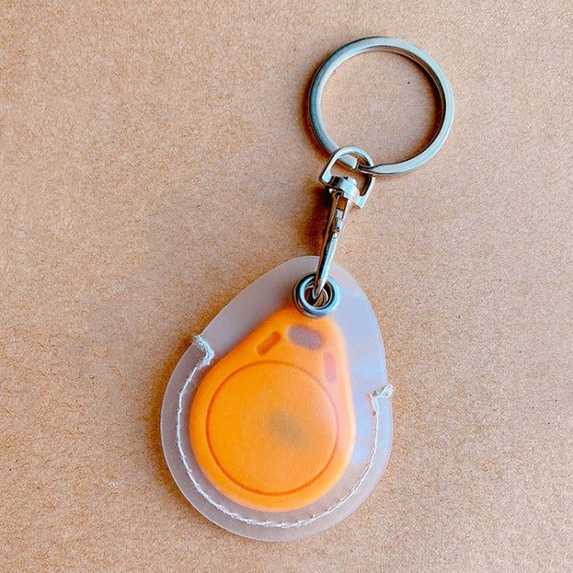 Access Control Elevator Card Holder Proximity Card Protector Keychain With Pull Ring