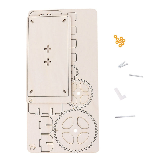 Gear Triple Action Physics Experiment Variable Speed Transmission Material Kit Kids Puzzle Toy