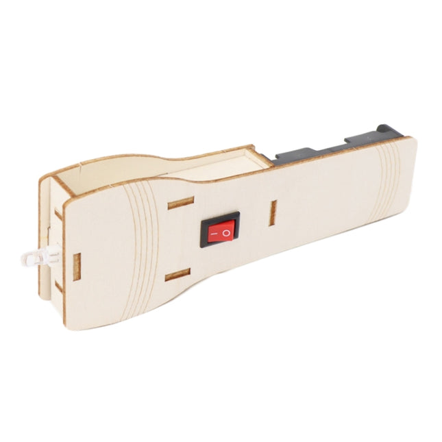 DIY Homemade Flashlight Wooden Handmade Toys Material Kit Creator Classroom Experimental Equipment