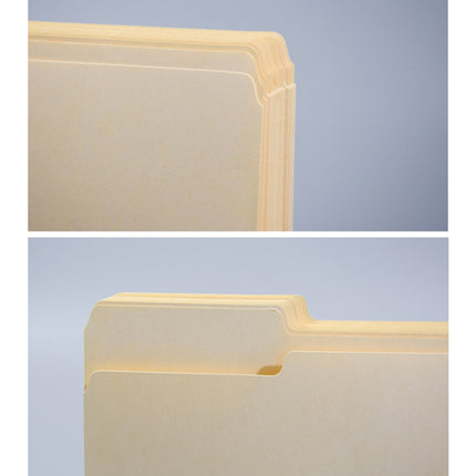 100sheets /Box Letter Size File Folder 1/3-Cut Tab Manila Folders