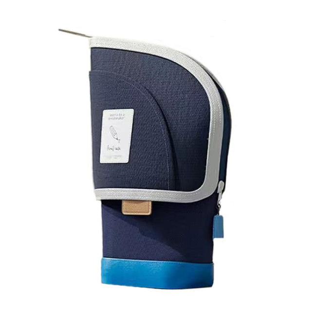 Vertical Pencil Cases Expandable Large Capacity Desk Stationery Organizer For Students