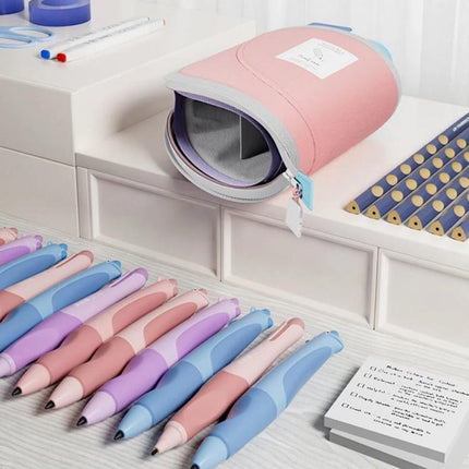 Vertical Pencil Cases Expandable Large Capacity Desk Stationery Organizer For Students